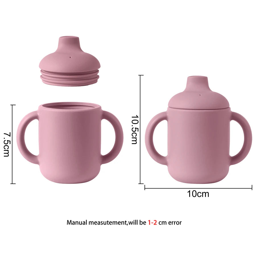 Taza de Alimentación para Bebé Portátil | Botella de Aprendizaje para Recién Nacidos, Taza de Silicona para Niños, Accesorios para Bebés