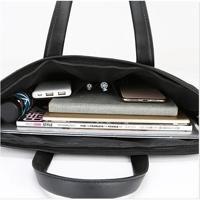Maletín Oxford para Hombre y Mujer - Maletín de Oficina, Bolsa para Archivos y Computadora, Gran Capacidad