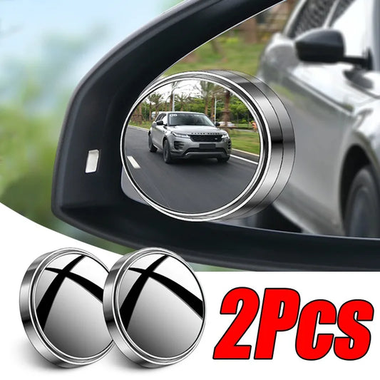 Espejo Retrovisor para Punto Ciego de Coche, Pack de 2 Unidades, Ángulo Amplio 360° Ajustable para Mayor Seguridad al Conducir