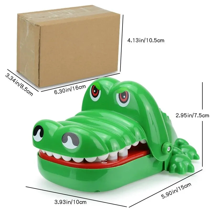 Juguete de Cocodrilo para Niños - Juego de Dentista con Dientes Masticadores, Diversión para Fiestas y Juegos de Suerte