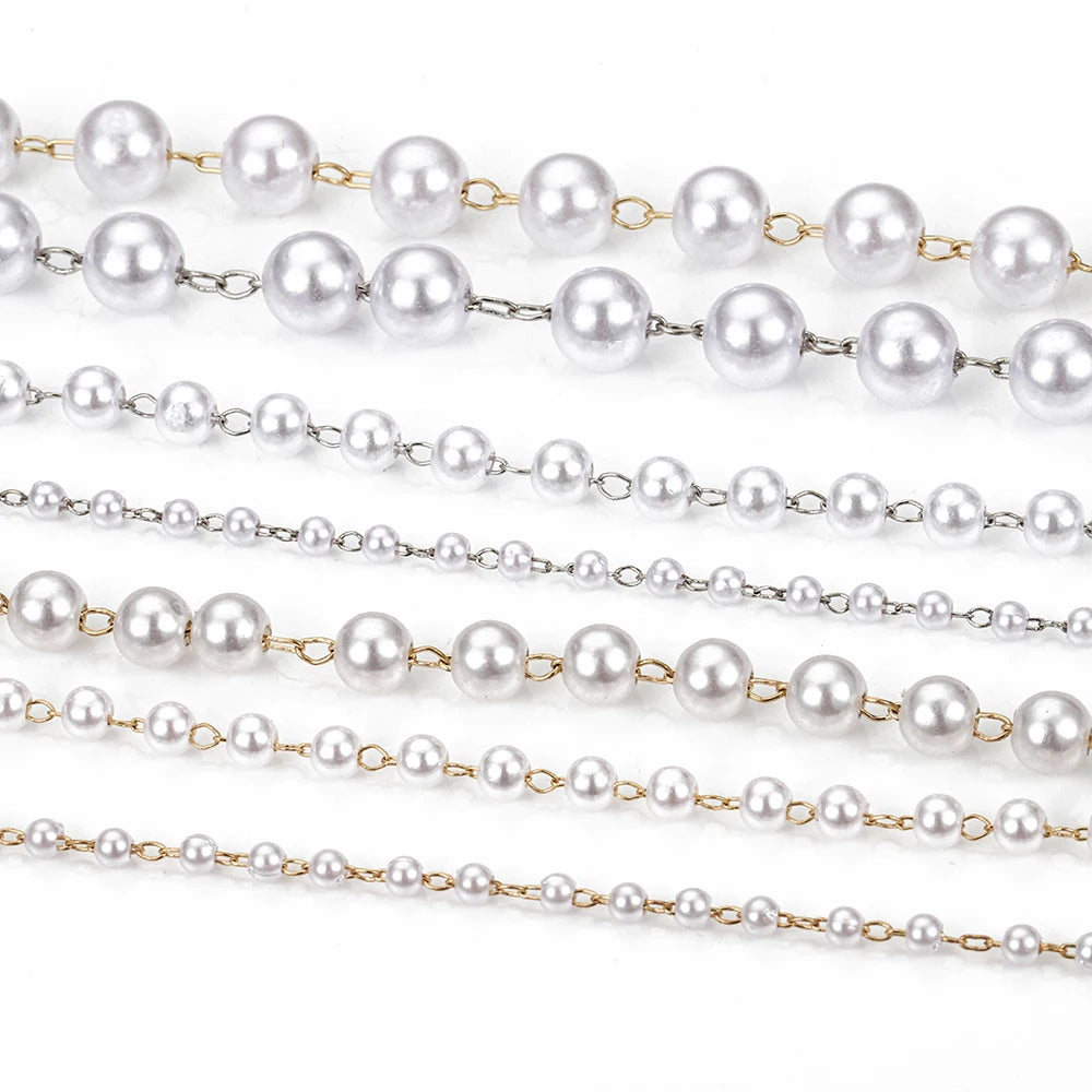 Cadena de Perlas Imitación para Gargantilla