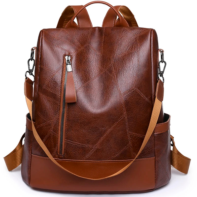 2023 New Hot Women’s Backpack Designer High Quality Soft Leather Simple Fashion Backpack Large Capacity Antitheft Shoulder Bags