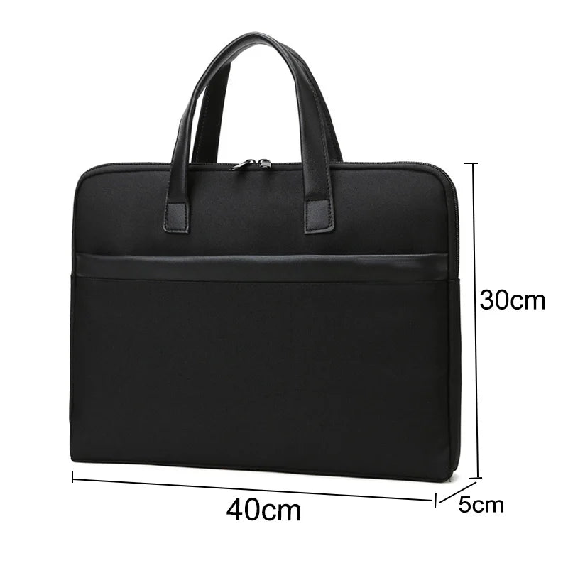 Maletín Oxford para Hombre y Mujer - Maletín de Oficina, Bolsa para Archivos y Computadora, Gran Capacidad