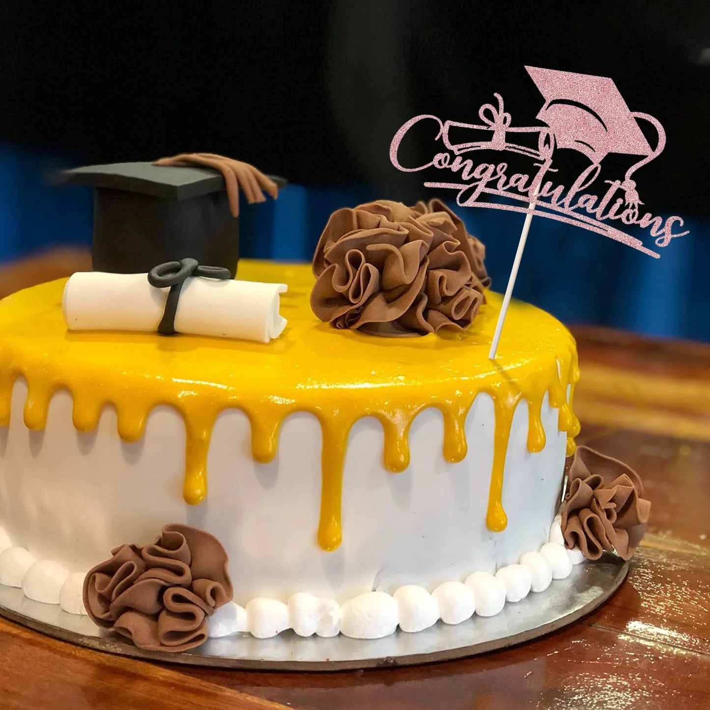 Topper para Pastel de Graduación - Felicitacionesen Acrílico Multiestilos