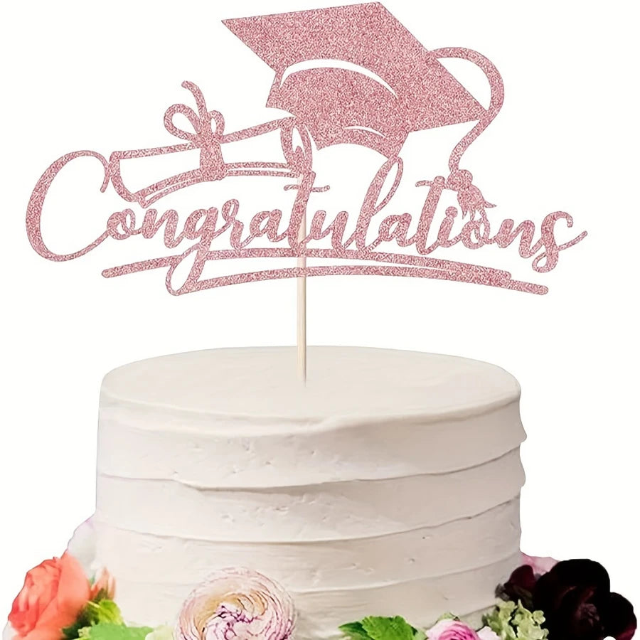 Topper para Pastel de Graduación - Felicitacionesen Acrílico Multiestilos