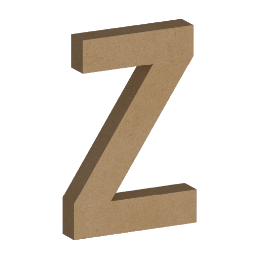 Letra Decorativa de MDF 60cm de Alto | Varios Grosores | Ideal para Eventos, Fachadas y Decoración Interior