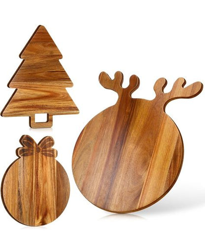 Tabla Gourmet de Madera Natural de Pino 20x30 cm Personalizada con Marca | Ideal para Restaurantes, Regalos Empresariales y Eventos
