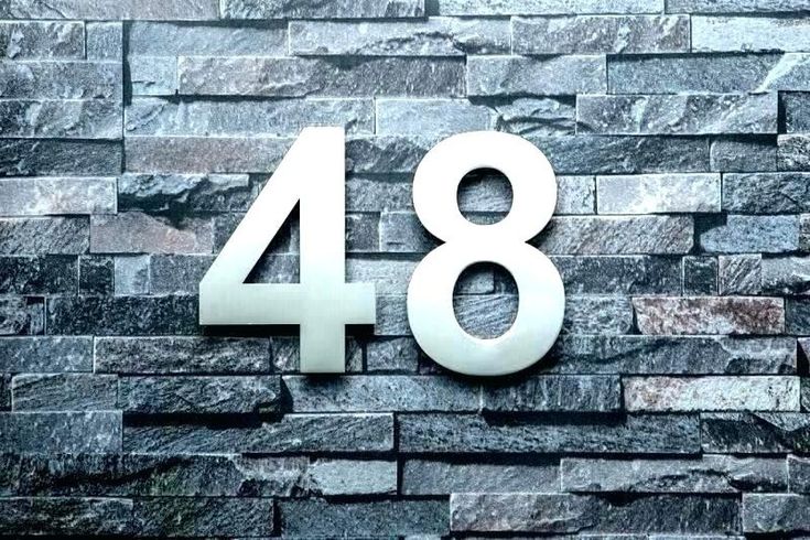 Pack de 3 números en Alucobond 3mm