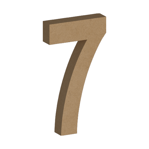 Letra Decorativa de MDF 60cm de Alto | Varios Grosores | Ideal para Eventos, Fachadas y Decoración Interior