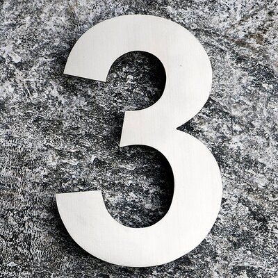 Pack de 3 números en Alucobond 3mm