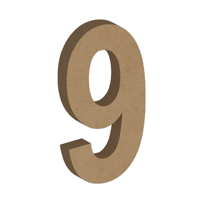Letra Decorativa de MDF 60cm de Alto | Varios Grosores | Ideal para Eventos, Fachadas y Decoración Interior