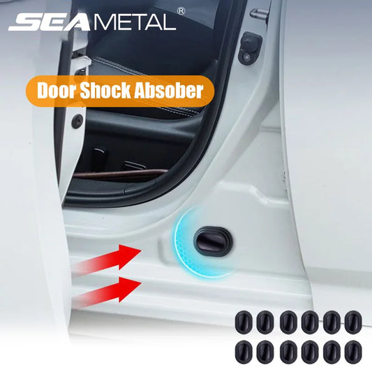 12 Piezas de Almohadilla Protectora para Puertas de Auto - Silicona Autoadhesiva, Absorbe Impactos y Reduce Ruido para Capó y Maletero