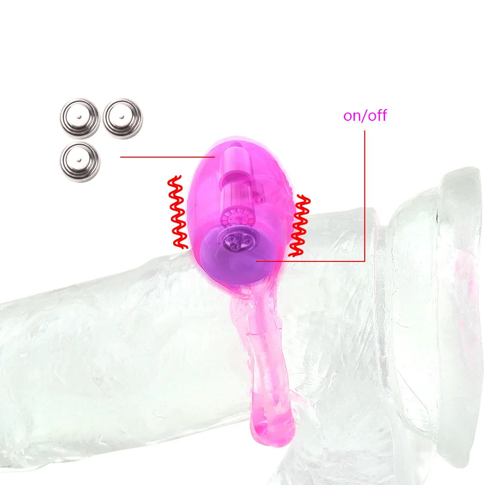 Anillo Vibrador Estimulador de Placer | Anillo Erótico para Mejorar la Capacidad Intima | Anillo Vibrador para Clítoris y Juegos Previos