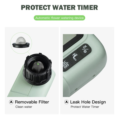 Eshico HCT-322 Temporizador de Agua Automático Digital para Jardín – Máquina de Riego Inteligente