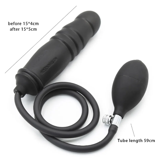 Tapón Anal inflable de silicona para hombres y mujeres, tapón Anal expansible con bomba, productos para adultos, Juguetes sexuales, dilatador Anal