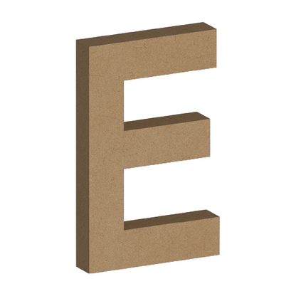 Letra Decorativa de MDF 60cm de Alto | Varios Grosores | Ideal para Eventos, Fachadas y Decoración Interior