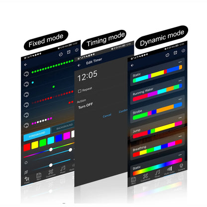 Controlador LED DC5-24V 3Pin con 28 Teclas y Bluetooth - Control Inteligente de Música para Tiras LED RGB 5050