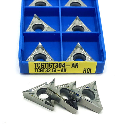 TCGT110202 TCGT110204 TCGT16T302 TCGT16T304 TCGT16T308 Inserto de Aluminio para Torno Interno de Alta Calidad