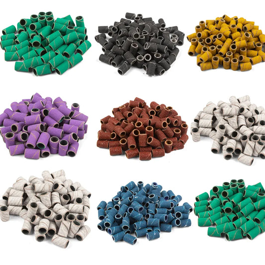 50/100 Uds. Brocas para uñas, bandas de lijado para lima de uñas, juego de banda lijadora para uñas acrílicas, herramienta de pedicura para quitar Gel