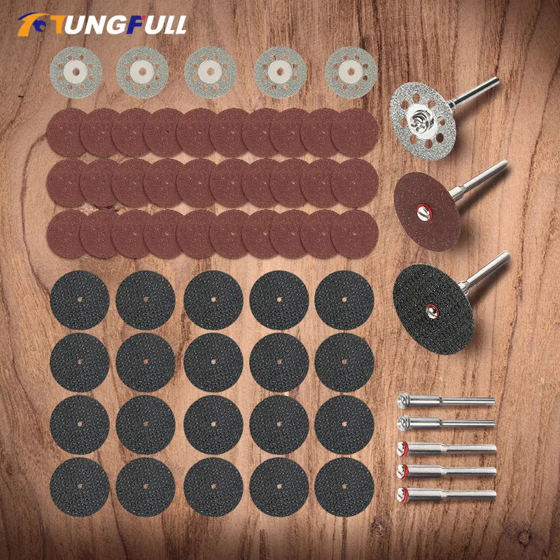 Discos de Corte para Dremel - Juego de Herramientas de Esmerilado y Grabado con Mini Taladro