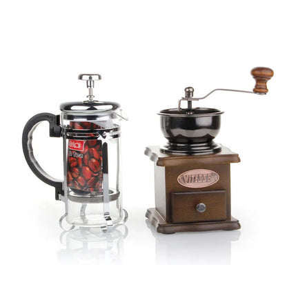 Juego de Molinillo de Café y Cafetera Doméstica | Perfecto para Regalo