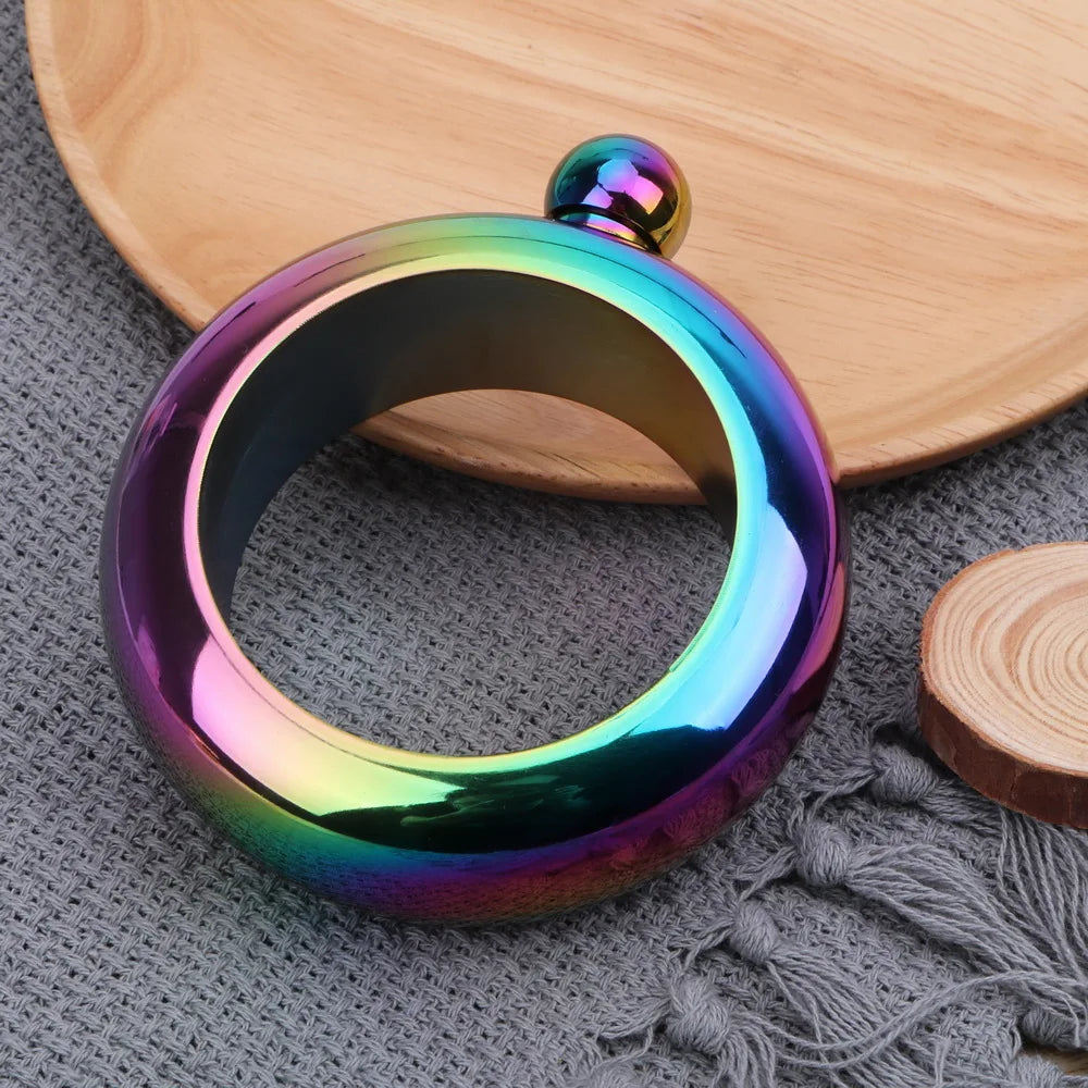 Elegante Accesorio para Bebidas de 3,5 oz – Pulsera de Acero Inoxidable para Whisky, Vodka y Vino