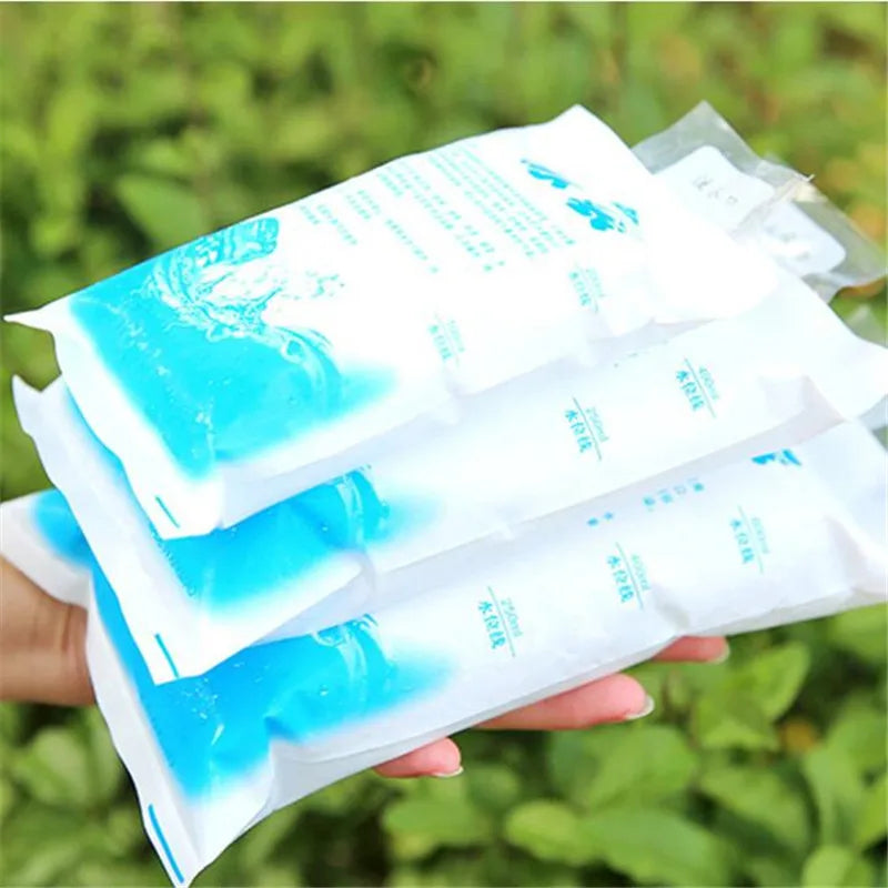 Set de 5 Piezas Paquete de Hielo Reutilizables Personalizados para Almuerzo, Comida, Vino y Conservación Médica – Enfriadores de Gel Aislantes