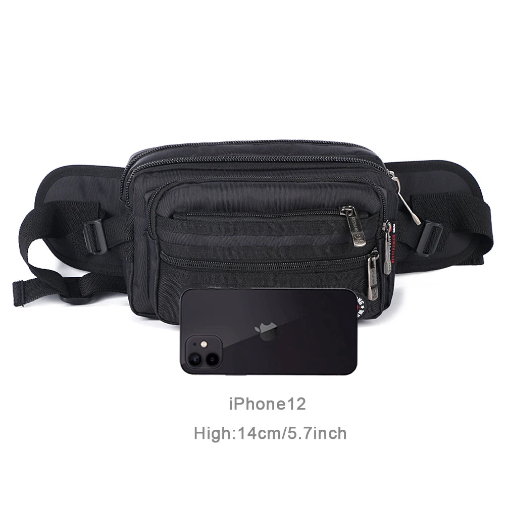 Riñonera Casual y Funcional Unisex Impermeable - Fanny Pack de Nylon