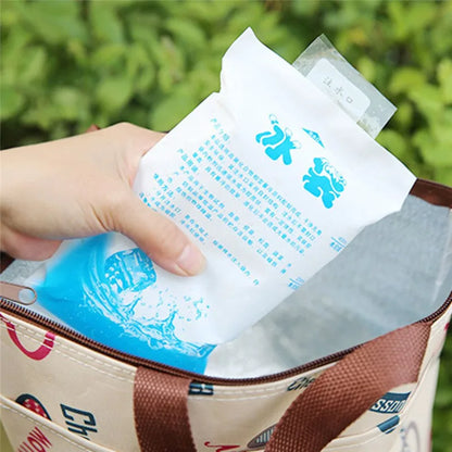Set de 5 Piezas Paquete de Hielo Reutilizables Personalizados para Almuerzo, Comida, Vino y Conservación Médica – Enfriadores de Gel Aislantes