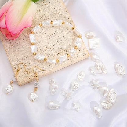 Perlas de Imitación Irregulares de ABS - Perlas Acrílicas Sueltas para Crear Joyas, Collares, Aretes, Pinzas para el Cabello y Pulseras