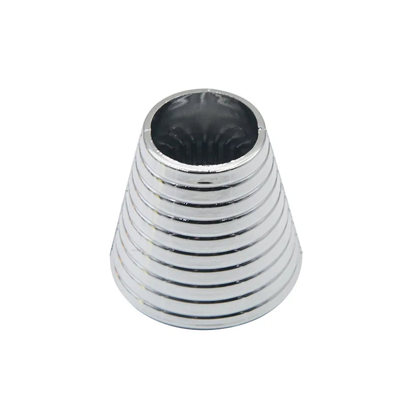 Goth Punk - Anillo de Pelo Chapado en Aleación para Mujer | Banda Geométrica de Metal Falso para Soporte de Cola de Caballo