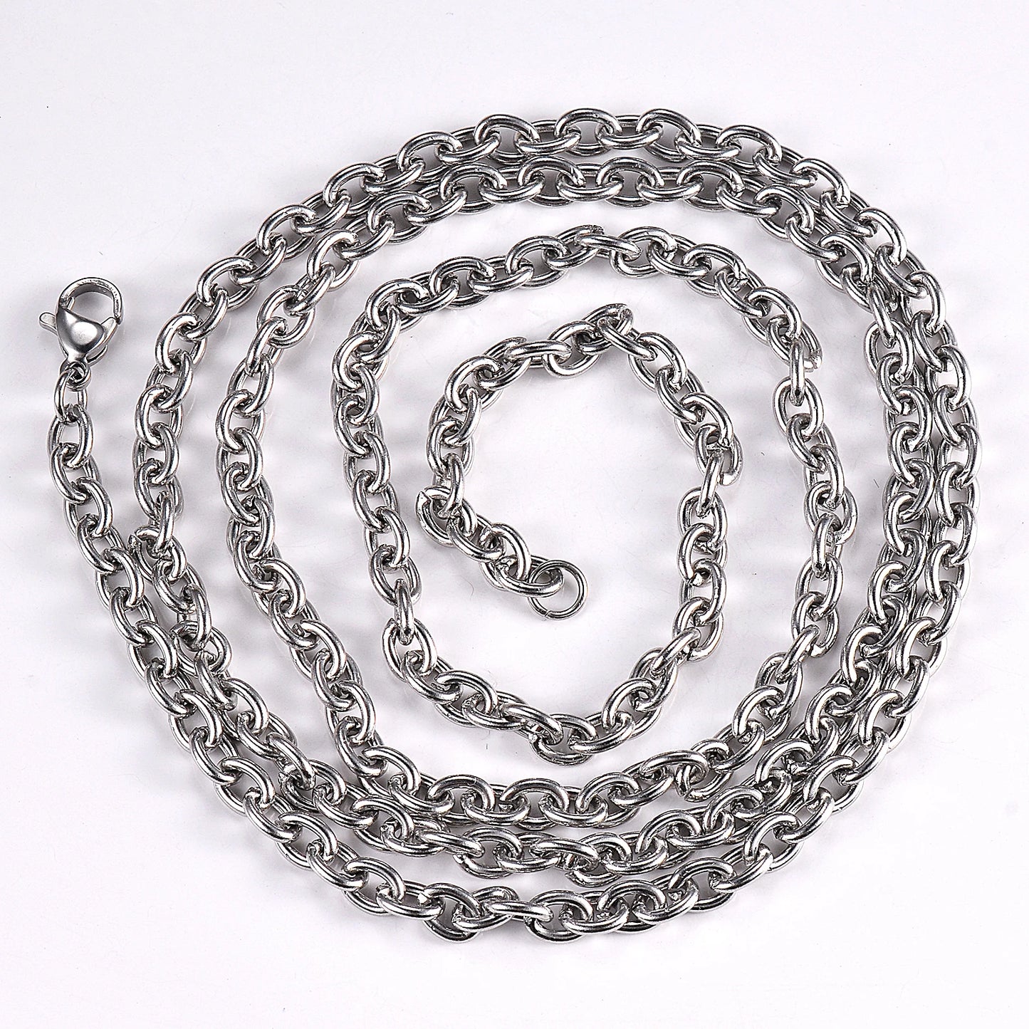 Cadena de Acero Inoxidable para Mujer y Hombre - Ancho 1.5mm a 6mm