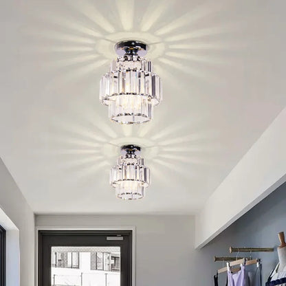 Lámpara Colgante Moderna de Cristal K9 - Candelabro LED para Techo, Estilo Nórdico, Decoración para Sala, Comedor, Isla de Cocina y Balcón