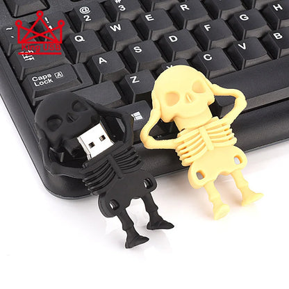 Skeleton USB Flash Drive | Pendrive 4GB a 128GB | USB 2.0 Mini Memory Stick | Regalos Originales