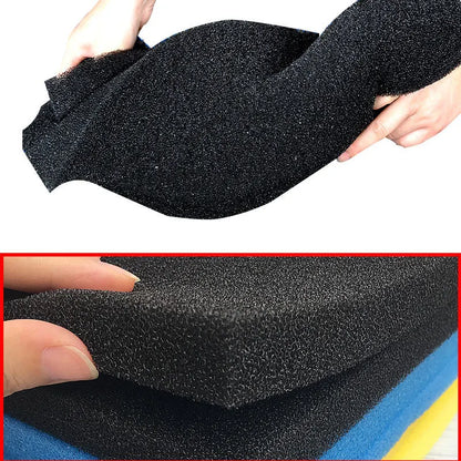 Esponja Bioquímica de Algodón para Acuario, Filtro de Espuma Negra para Pecera y Estanque, Accesorio Práctico y Decorativo