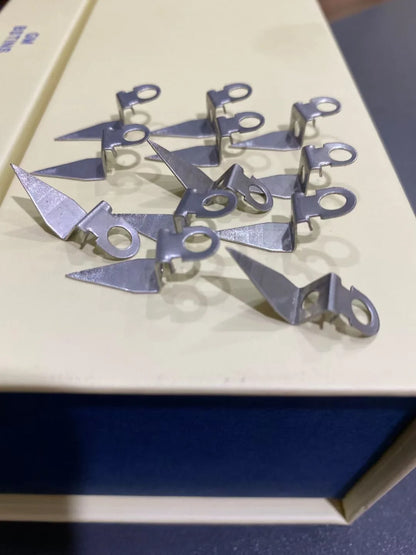 1000 PCS/Pack Patas de Montaje Tipo Punzante de Acero Inoxidable, Piezas de Repuesto para Letreros de Canal