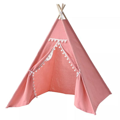Tienda Tipi Portátil para Niños 1.35/1.6m: Un Espacio de Juego Encantador en Casa