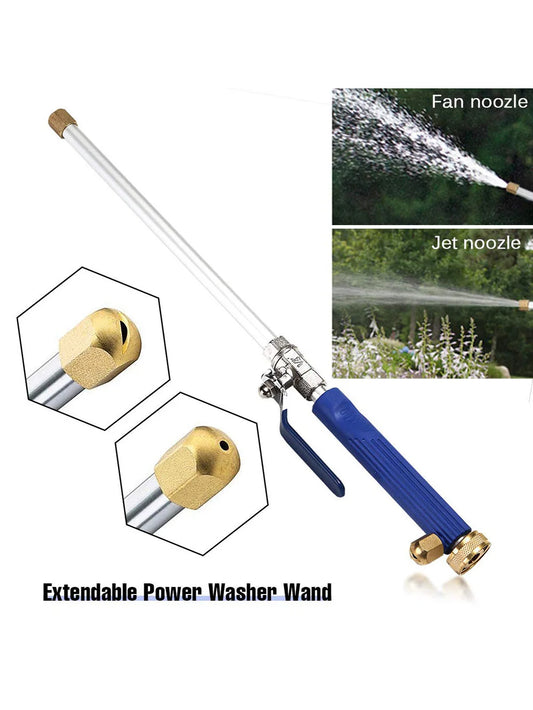 Pistola de Agua a Alta Presión Meijuner de 46 cm para Coche, con Boquilla Rociadora, Herramienta de Limpieza para Jardín y Lavado