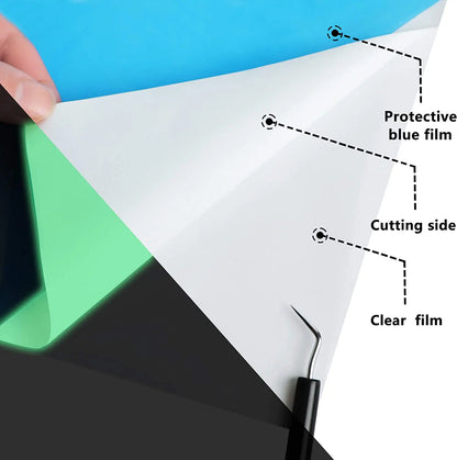 Vinilo Luminoso para Transferencia de Calor 12"x20"/30.5x50cm - Brilla en la Oscuridad para Prensa de Calor y CamisetasVinilo Luminoso para Transferencia de Calor 12"x20"/30.5x50cm - Brilla en la Oscuridad para Prensa de Calor y Camisetas