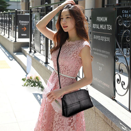 Nuevos Bolsos Casuales para Mamá: Bolso Bandolera de Piel Sintética, Negro, Compacto y Elegante