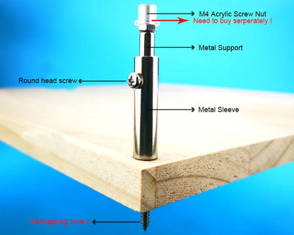 SY1623 Tornillo Anti-óxido para Instalación de Letras de Canal con Retroiluminación Mini Sign 100 Juegos