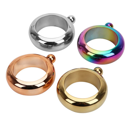 Elegante Accesorio para Bebidas de 3,5 oz – Pulsera de Acero Inoxidable para Whisky, Vodka y Vino