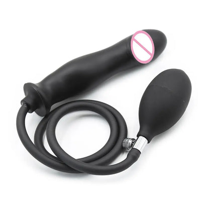 Tapón Anal inflable de silicona para hombres y mujeres, tapón Anal expansible con bomba, productos para adultos, Juguetes sexuales, dilatador Anal