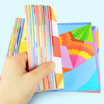 Juguetes de Manualidades para Bebés - Libro de Cortes de Papel Origami de Animales en Caricatura, Puzzles Educativos para Niños, Juguete de Aprendizaje Temprano