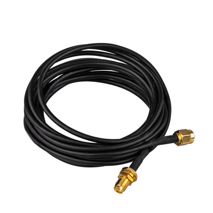 Cable de Extensión RP-SMA SMA Conector Macho a Hembra, Cable de Alimentación de Cobre para Antena WiFi y Router