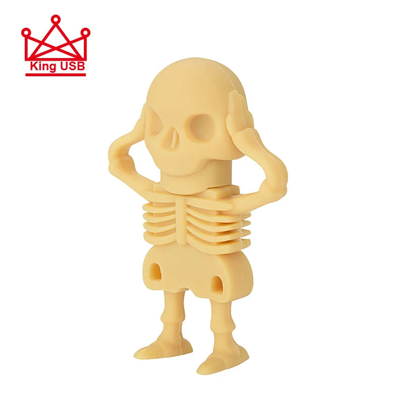 Skeleton USB Flash Drive | Pendrive 4GB a 128GB | USB 2.0 Mini Memory Stick | Regalos Originales