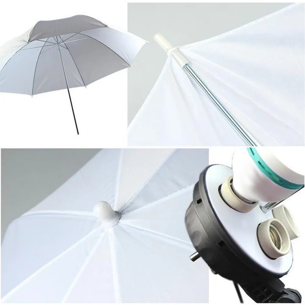 Gosear 85cm 33inch Photography Studio Photo Video Reflector Light Umbrella White Translucent Diffuser Flash Soft Umbrella