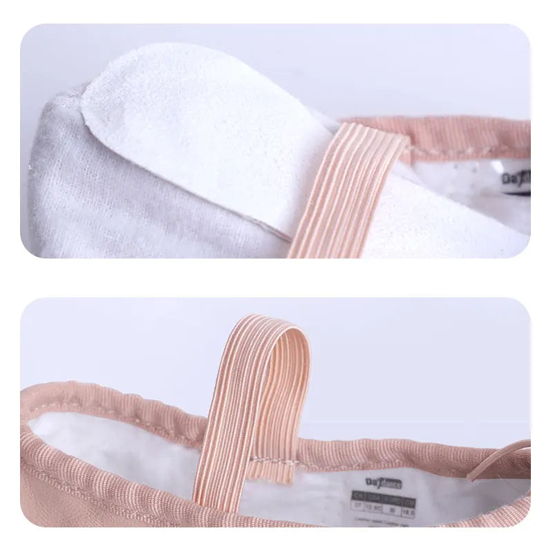 Zapatos de Ballet de Cuero Genuino - Zapatillas de Danza y Gimnasia para Mujeres y Niñas, Zapatos de Ballet de Piel de Oveja Suave con Cordones