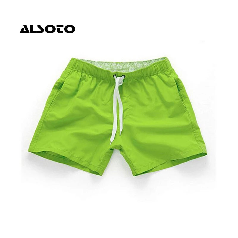 Pantalones Cortos de Baño para Hombre - Bañador de Secado Rápido con Bolsillo, Boxer de Surf para Verano