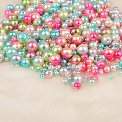 50-500 Piezas de Perlas Imitación ABS de 4mm a 10mm - Cuentas Redondas Sueltas para Joyería DIY, Collares y Pulseras